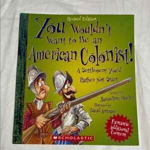 Scholastic  'American Colonist' Children's History Book